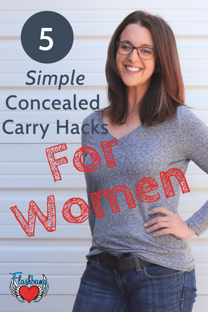 5 Simple Concealed Carry Hacks for Women - Flashbang Holsters