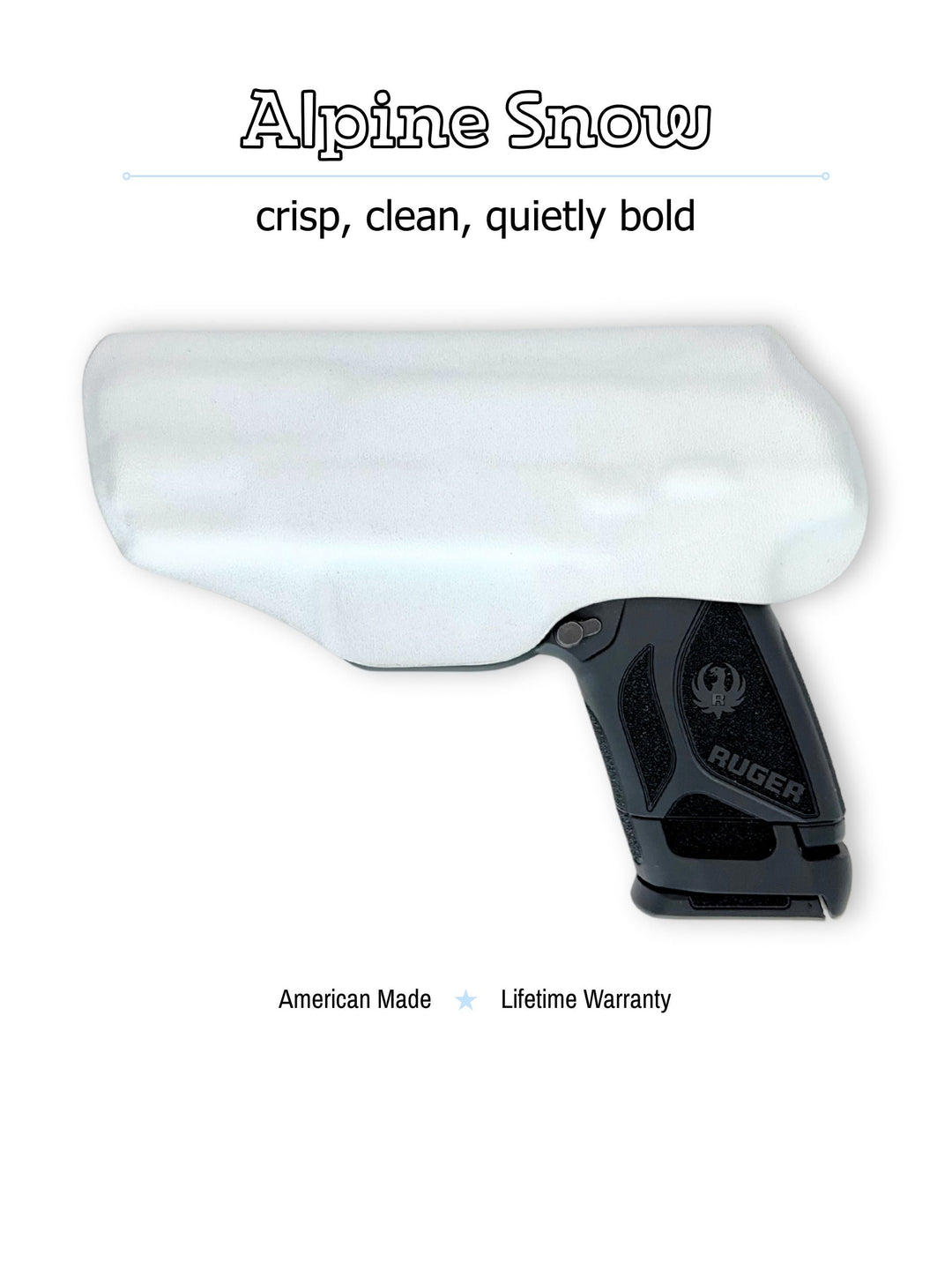 Alpine Snow Flashbang bra holster back view, for women's concealed carry #flashbang-color_alpine-snow