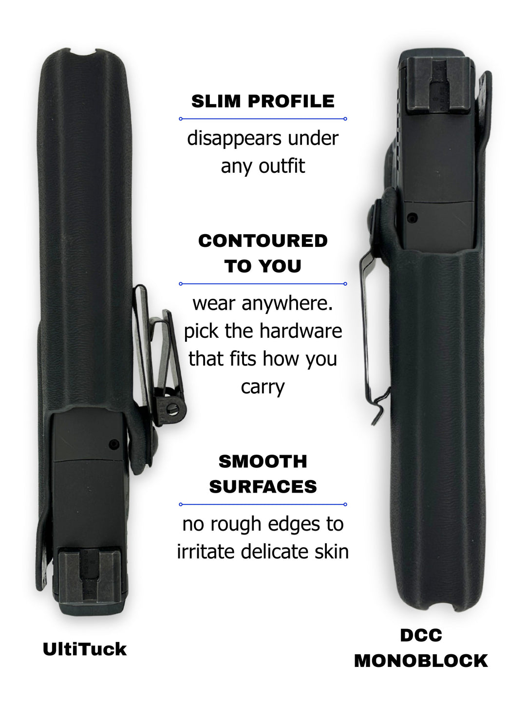 Amelia IWB Holster for Kimber Micro 9 with Crimson Trace Grips