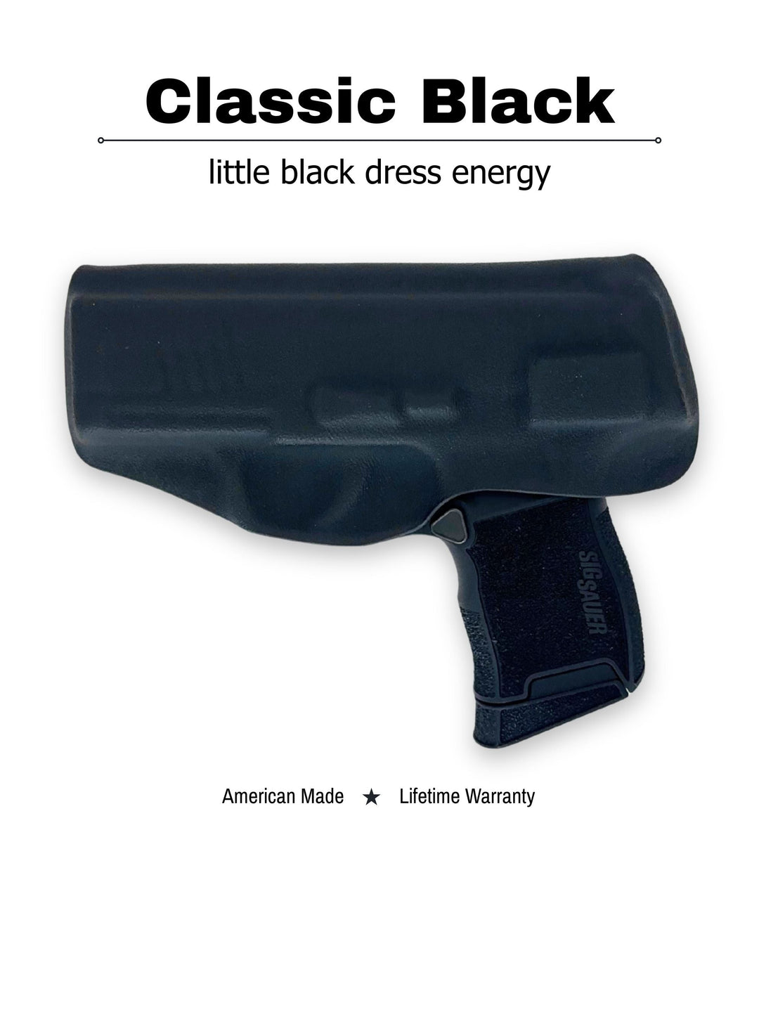 Classic Black Flashbang bra holster back view, for women's concealed carry #flashbang-color_classic-black