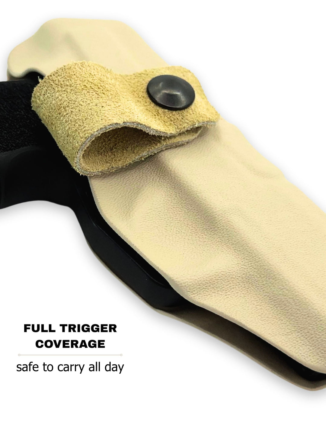 Classic Nude Flashbang bra holster with fully covered trigger for safe women's concealed carry #flashbang-color_classic-nude