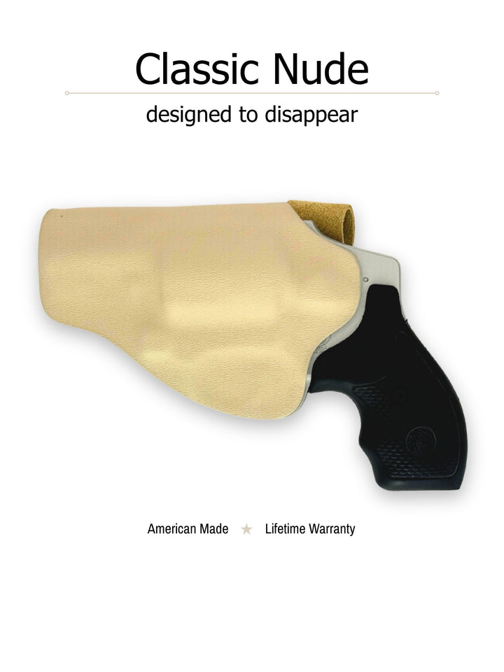 Classic Nude Flashbang bra holster back view, for women's concealed carry #flashbang-color_classic-nude