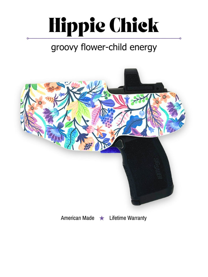 Hippie Chick Flashbang bra holster back view, for women's concealed carry #flashbang-color_hippie-chick