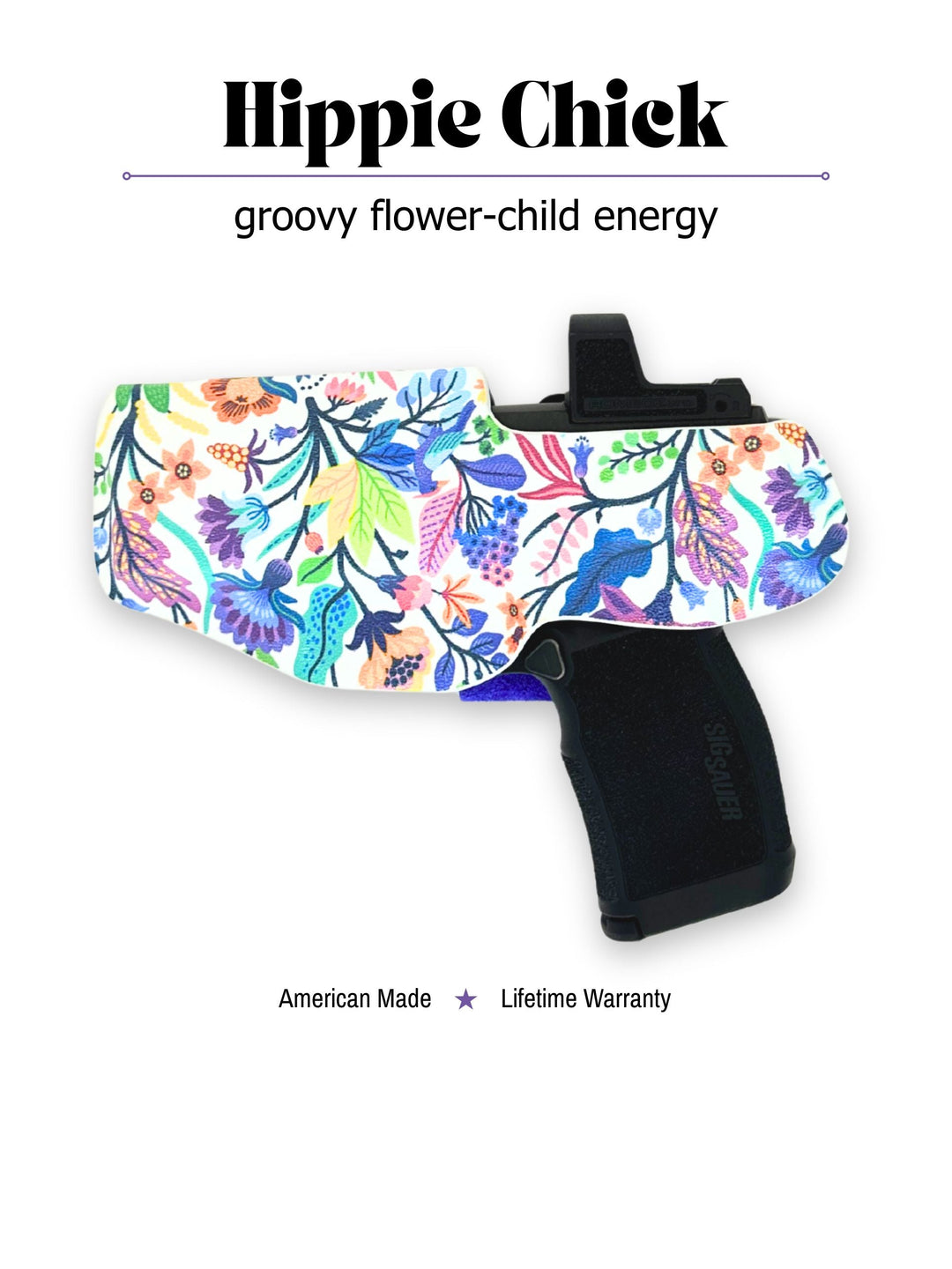 Hippie Chick Flashbang bra holster back view, for women's concealed carry #flashbang-color_hippie-chick