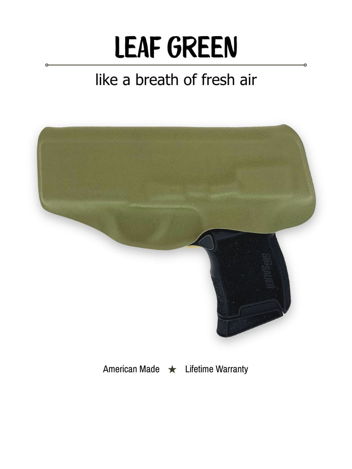Leaf Green Flashbang bra holster back view, for women's concealed carry #flashbang-color_leaf-green-added-retention