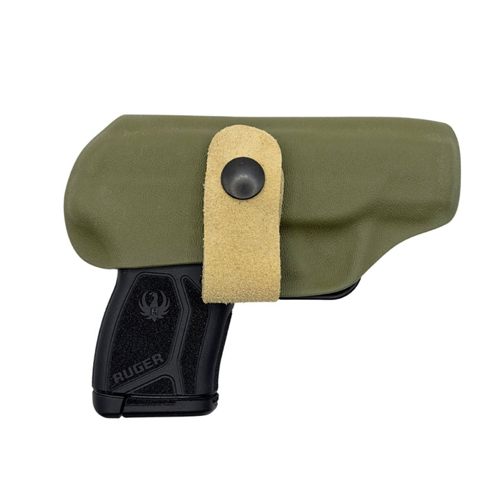 subtle leaf green bra holster for women's concealed carry