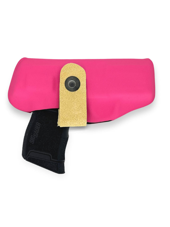 Neon Pink Flashbang bra holster for women's concealed carry #flashbang-color_neon-pink-added-retention