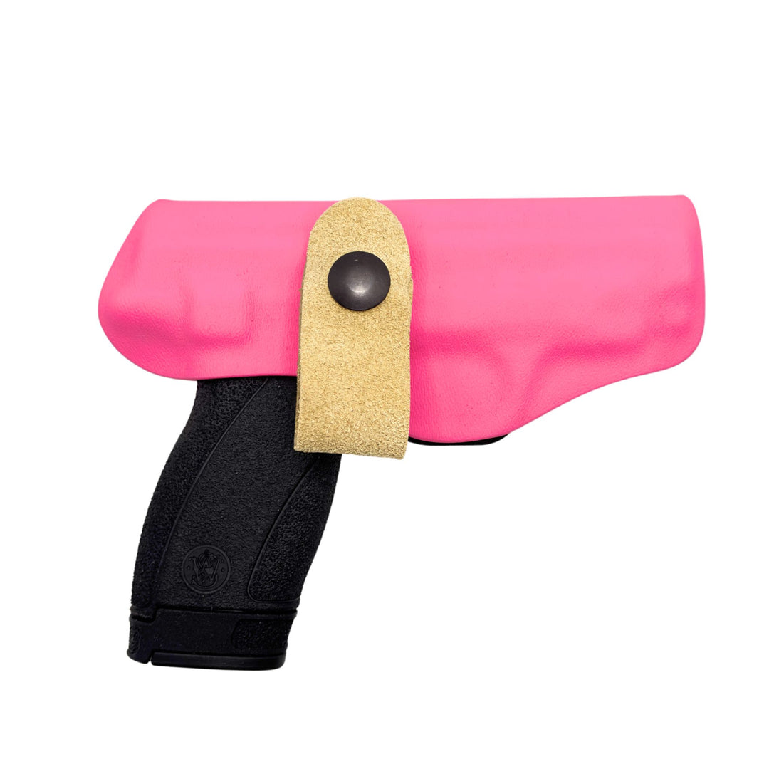 vibrant neon pink bra holster with optic for women's concealed carry #flashbang-color_neon-pink