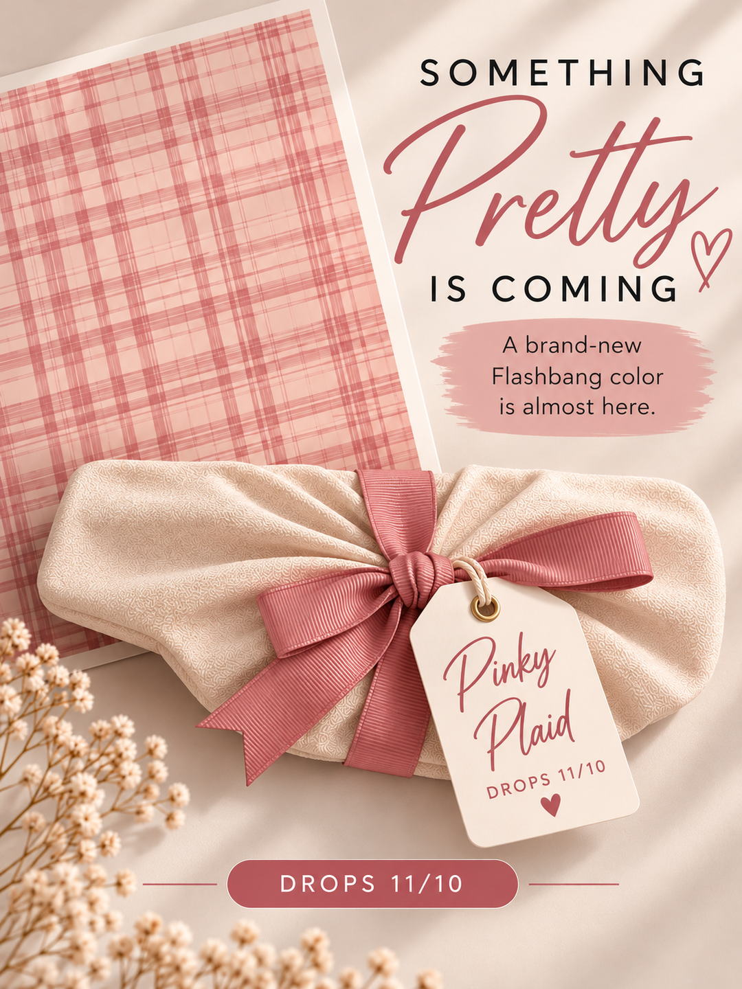 Pinky Plaid Marilyn side bra holster coming soon #color_pinky-plaid