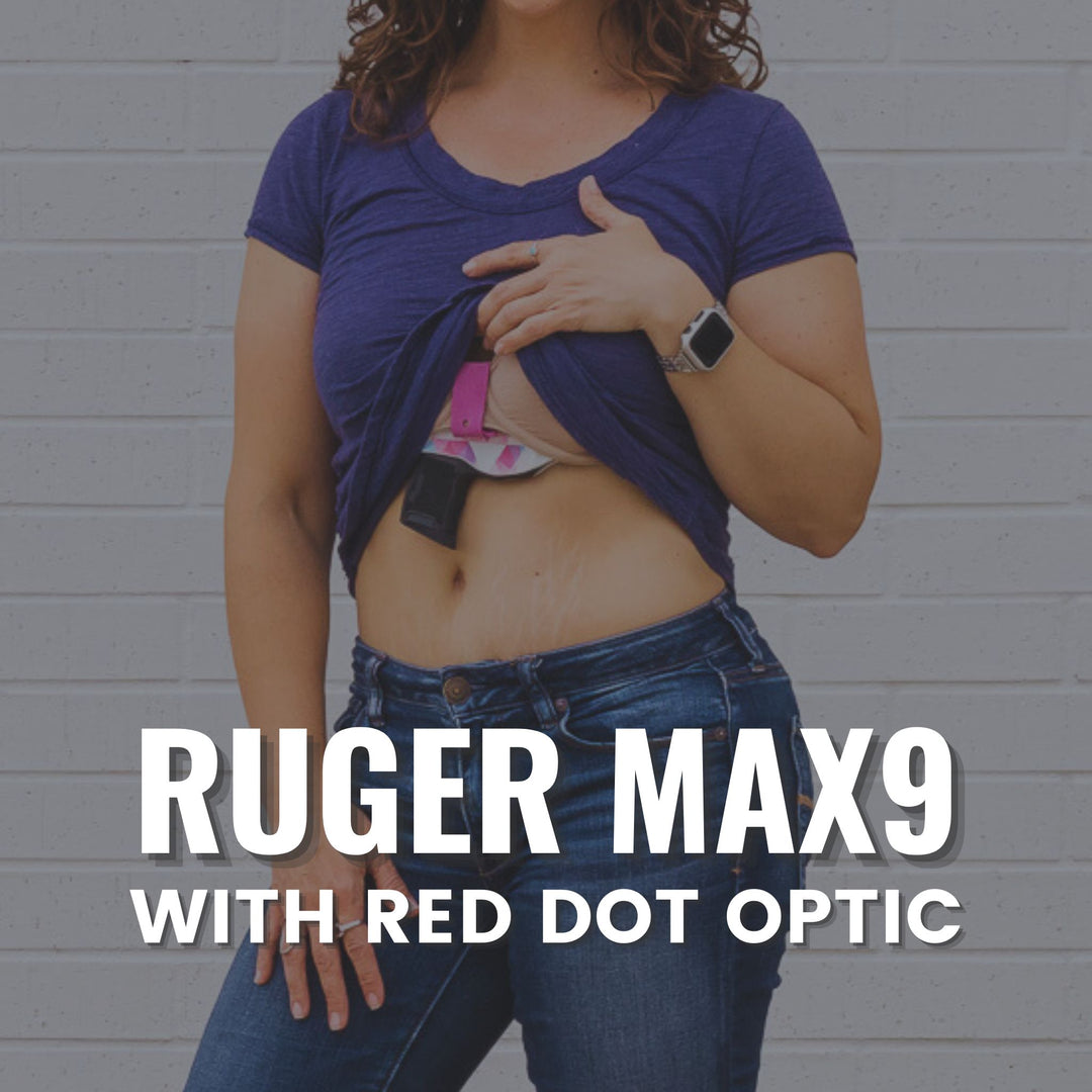 ruger max9 with red dot optic holster for women