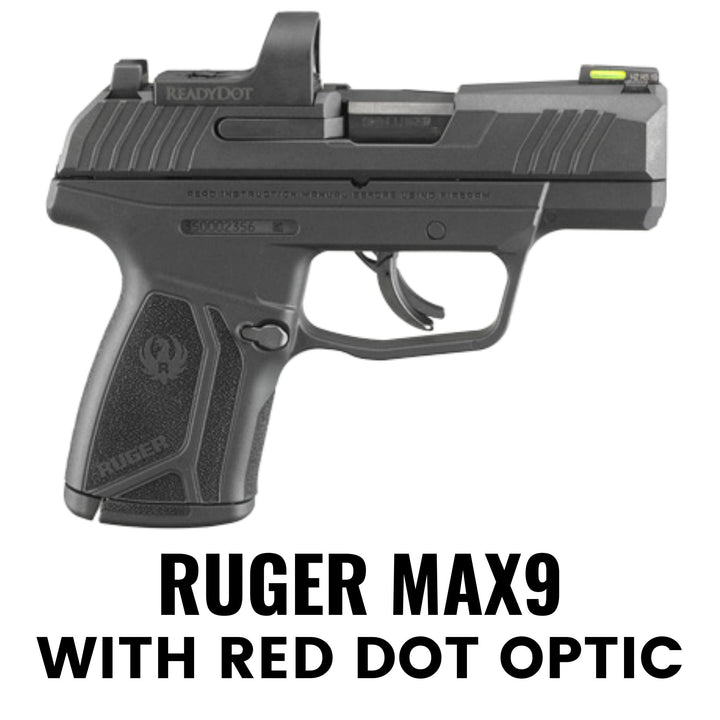 ruger max9 with red dot optic holster