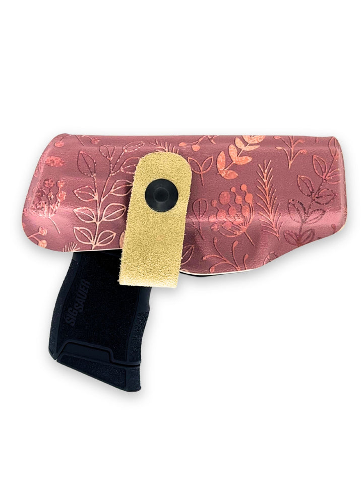 Rose Gold Flashbang bra holster for women's concealed carry #flashbang-color_rose-gold