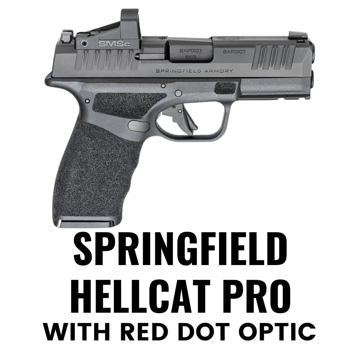 springfield hellcat pro with red dot optic concealed carry holster