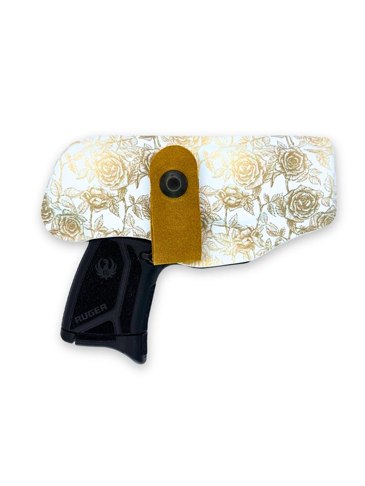 Tea-Stained Roses Flashbang bra holster for women's concealed carry #flashbang-color_tea-stained-roses