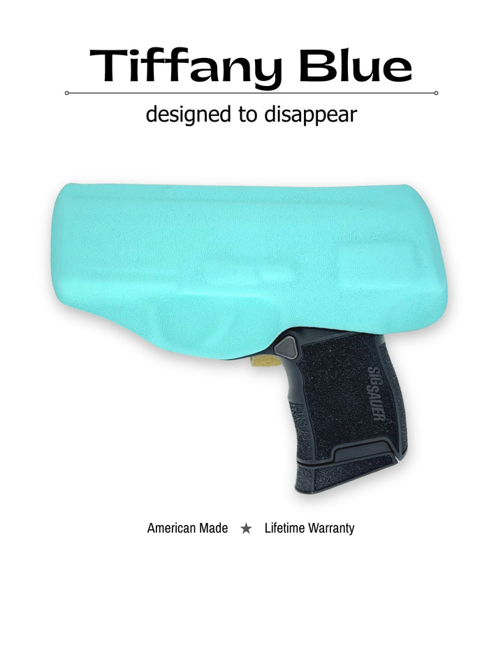 Tiffany Blue Flashbang bra holster back view, for women's concealed carry #flashbang-color_tiffany-blue