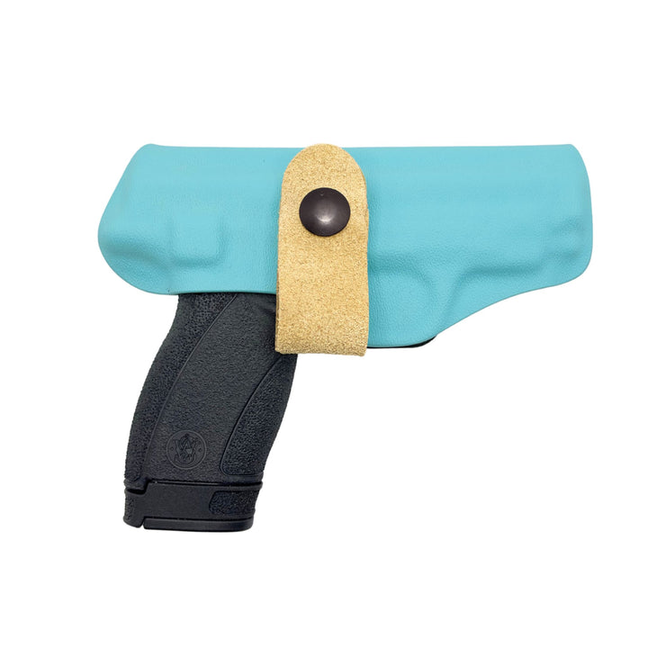 beautiful tiffany blue bra holster with optic for women's concealed carry #flashbang-color_tiffany-blue