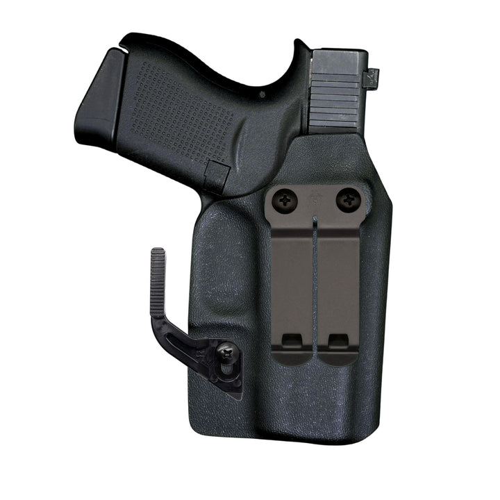 amelia iwb holster with dcc and wing black