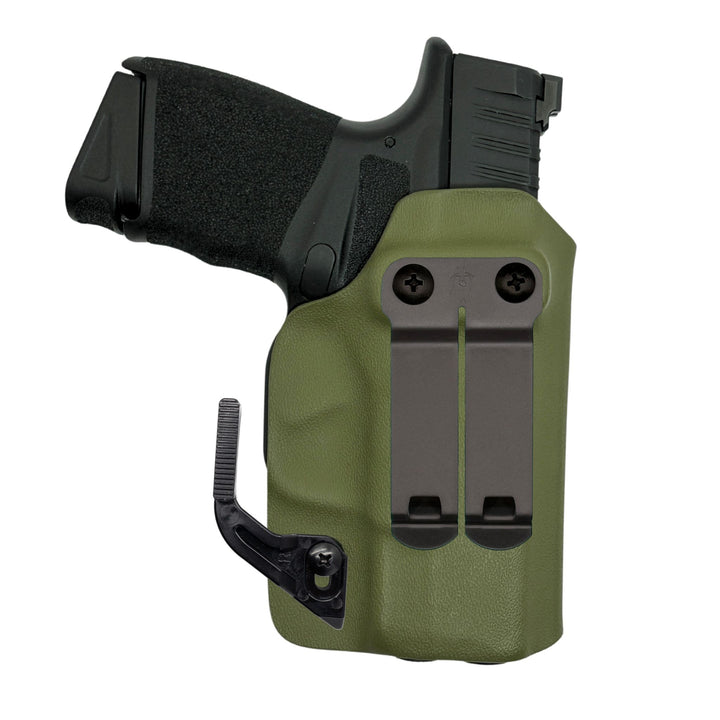amelia iwb holster with dcc and wing leaf green