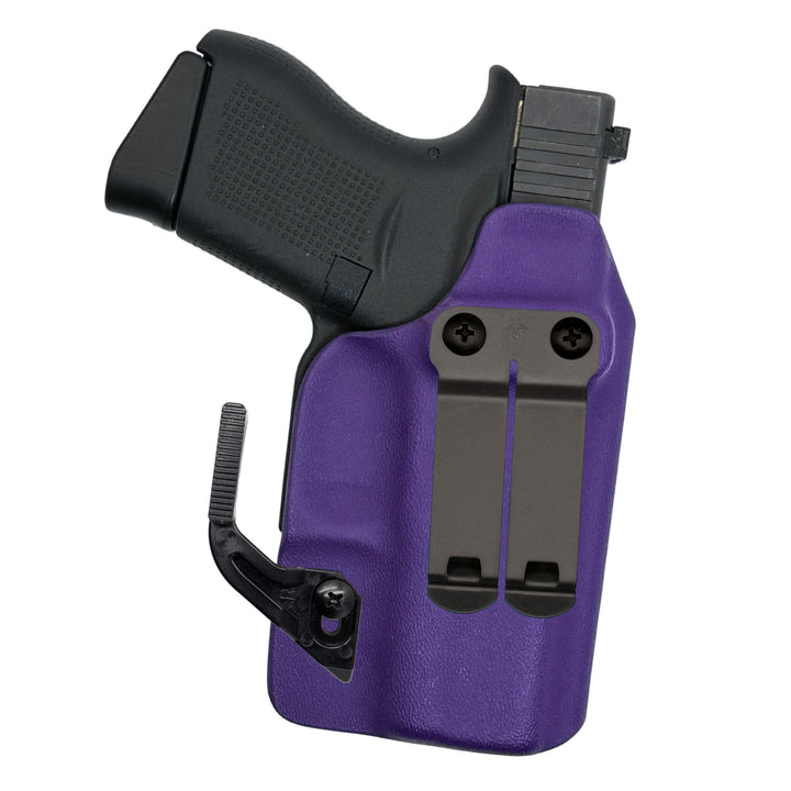 amelia iwb holster with dcc and wing royal purple