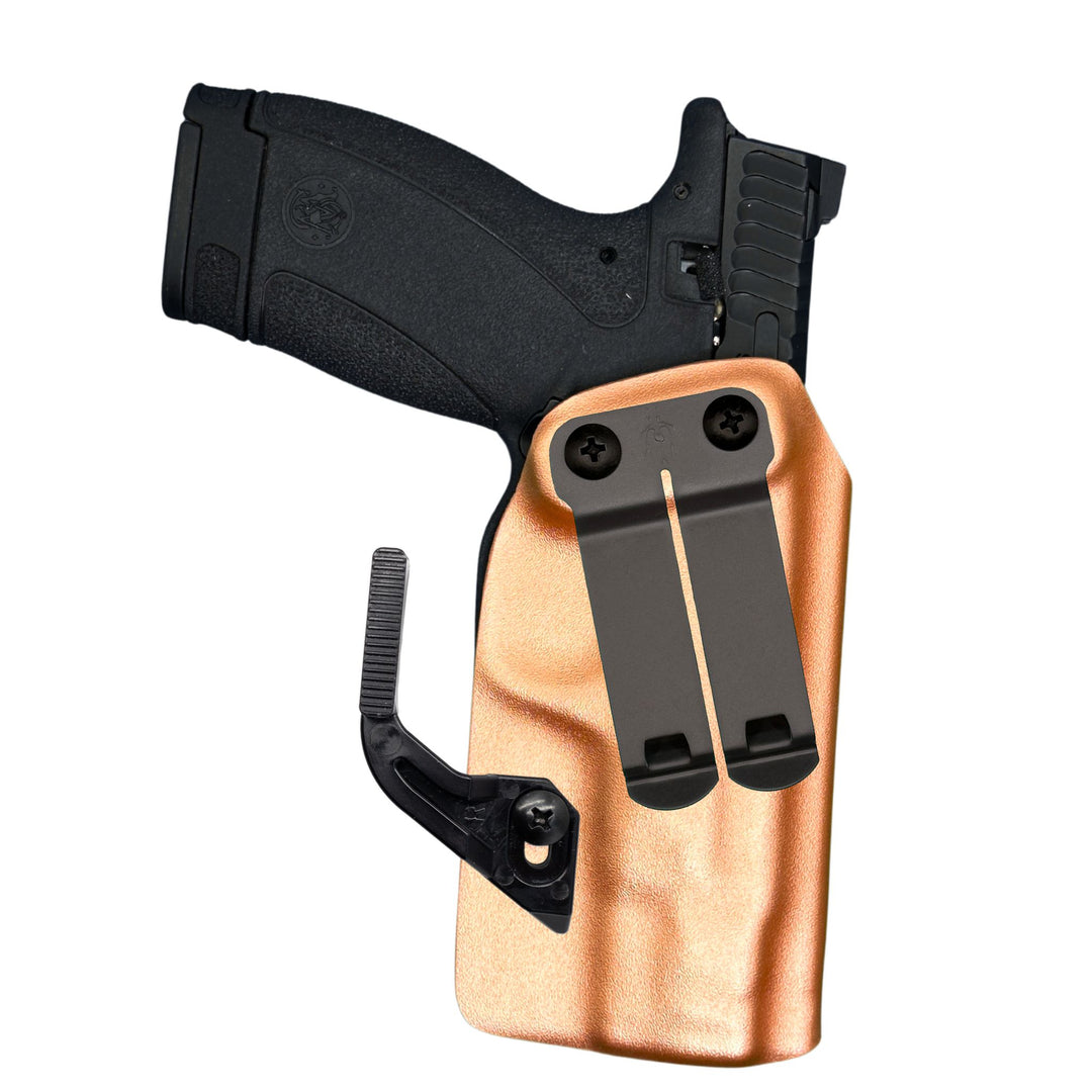 amelia iwb holster with dcc and wing sunkissed