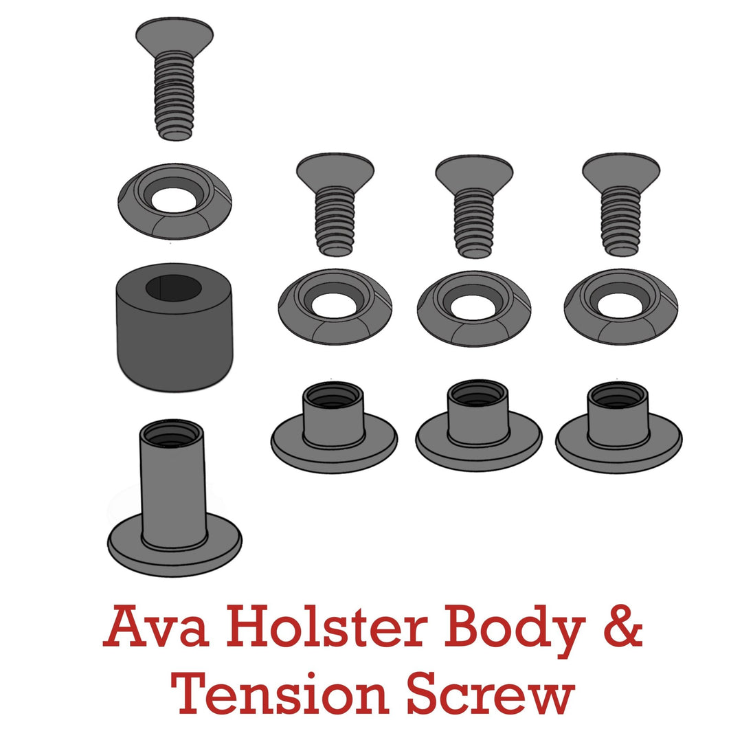 Ava Holster Body & Tension Screw Assembly - Flashbang Holsters - concealed carry for women