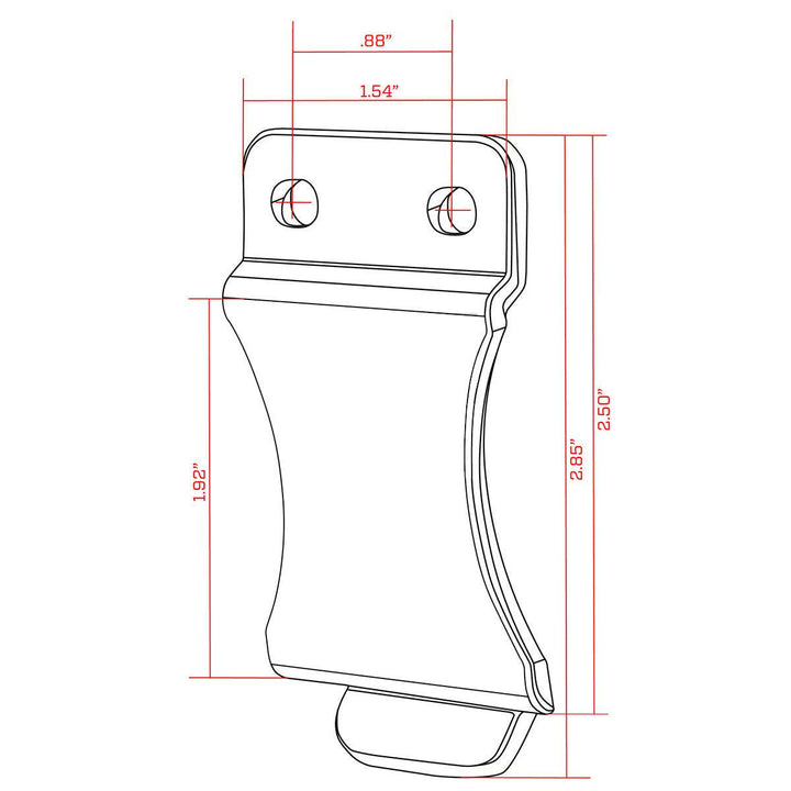 Belt Clip (FOMI CLIP) - Flashbang Holsters - concealed carry for women