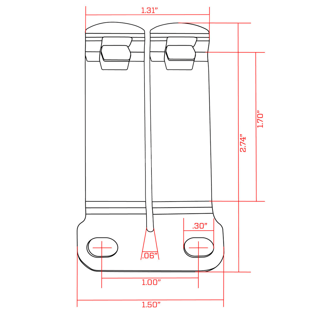 DCC Monoblock 1.5" - Flashbang Holsters - concealed carry for women