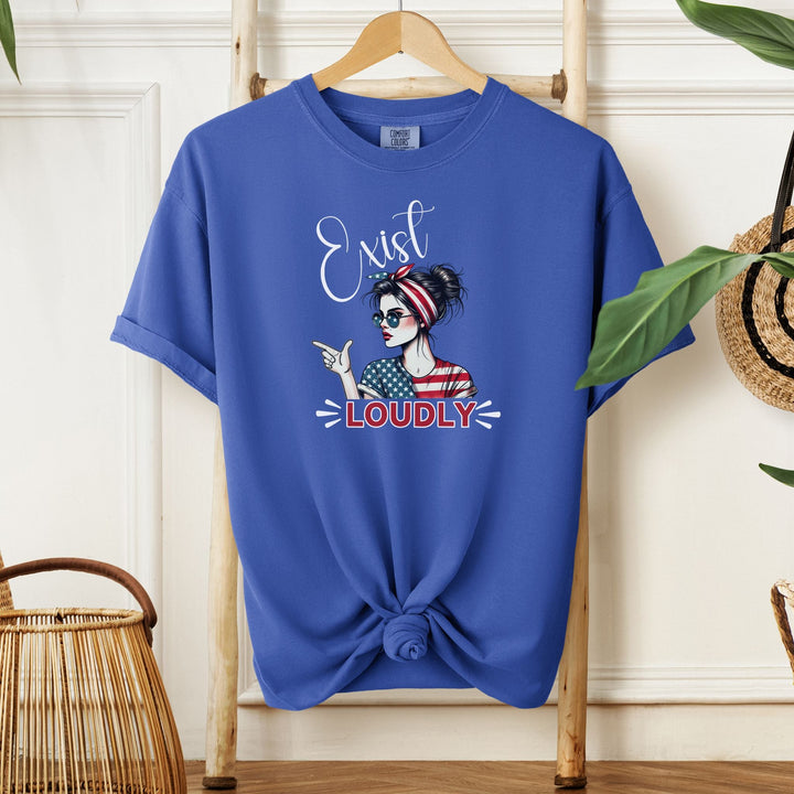 Exist LOUDLY Comfort Colors Tee - Flashbang Holsters - concealed carry for women