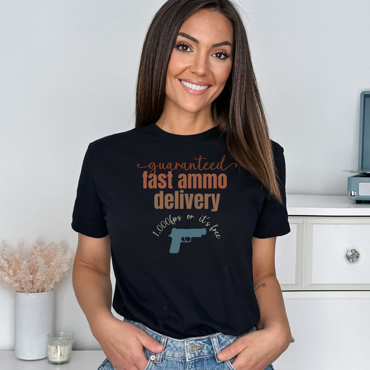 Guaranteed Fast Ammo Delivery Softstyle T-Shirt - Flashbang Holsters - concealed carry for women