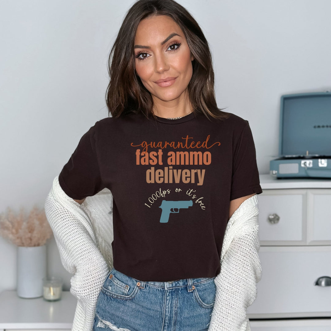 Guaranteed Fast Ammo Delivery Softstyle T-Shirt - Flashbang Holsters - concealed carry for women