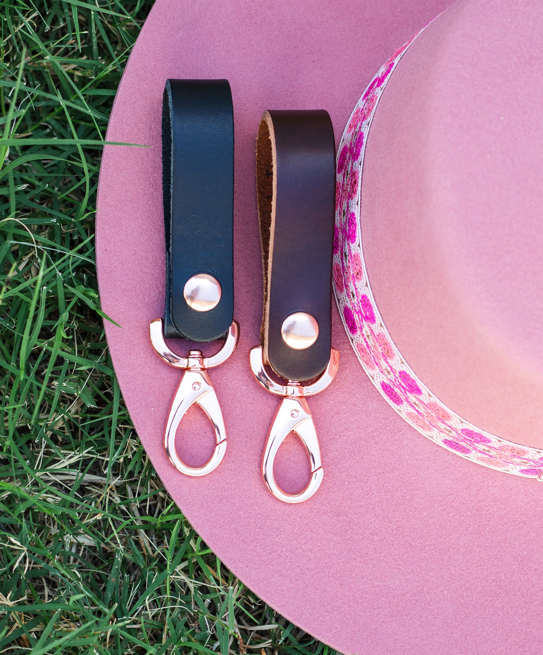 Nomad Leather Key Chain - Flashbang Holsters - concealed carry for women