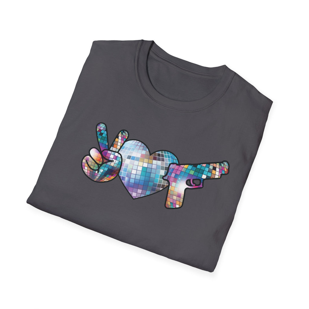 Peace Love Guns Softstyle T-Shirt - Flashbang Holsters - concealed carry for women