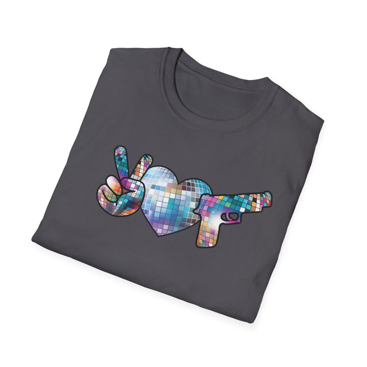 Peace Love Guns Softstyle T-Shirt - Flashbang Holsters - concealed carry for women