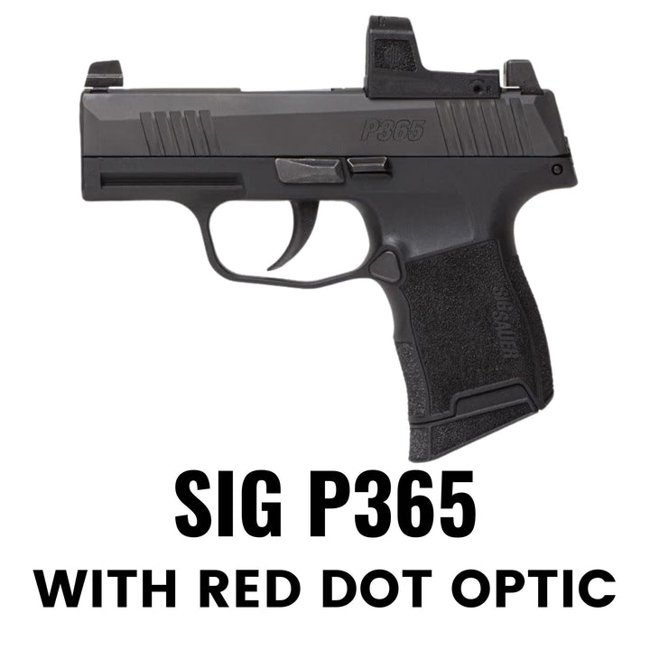 Sig P365 with optic holster