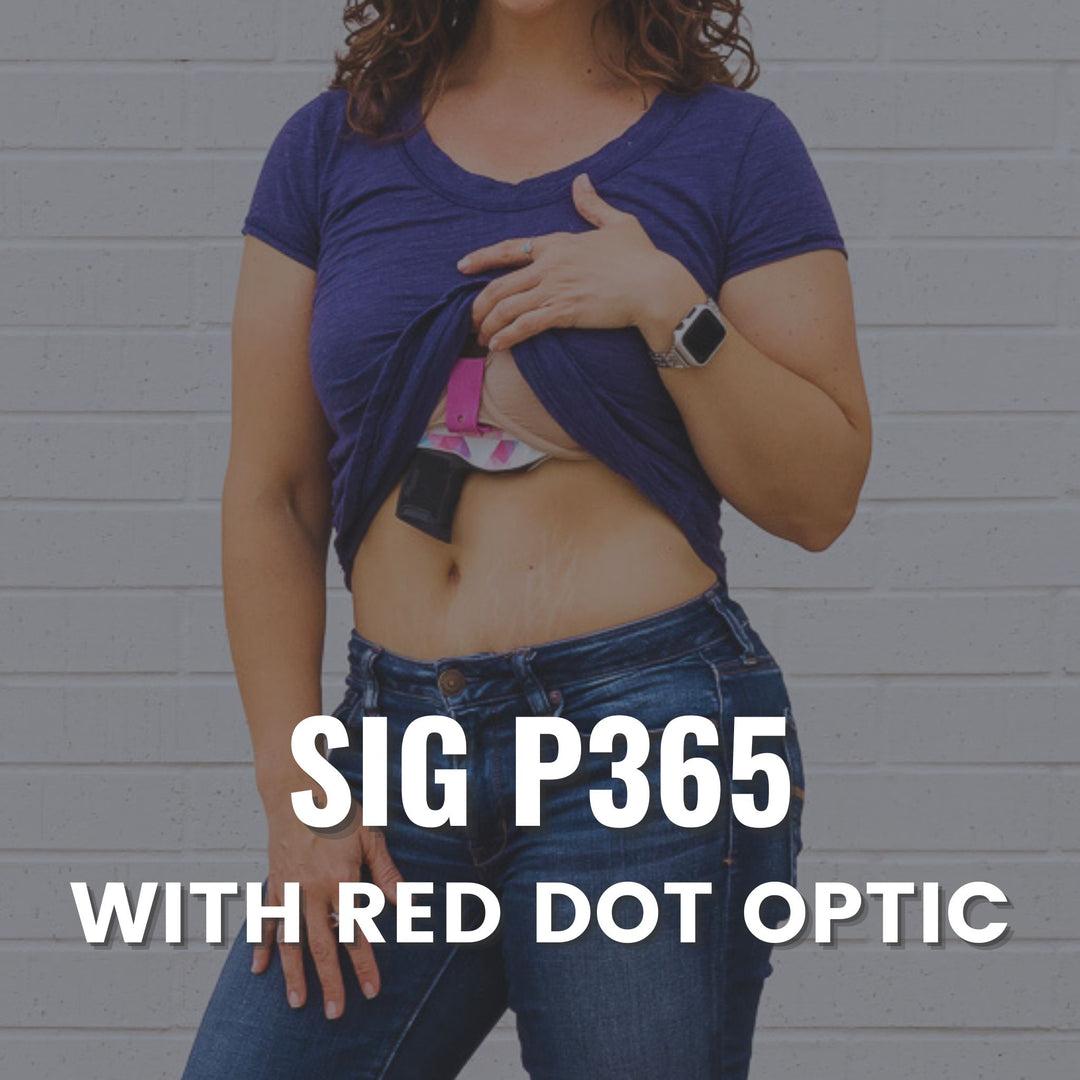 best concealed carry holster for women Sig P365 with red dot optic