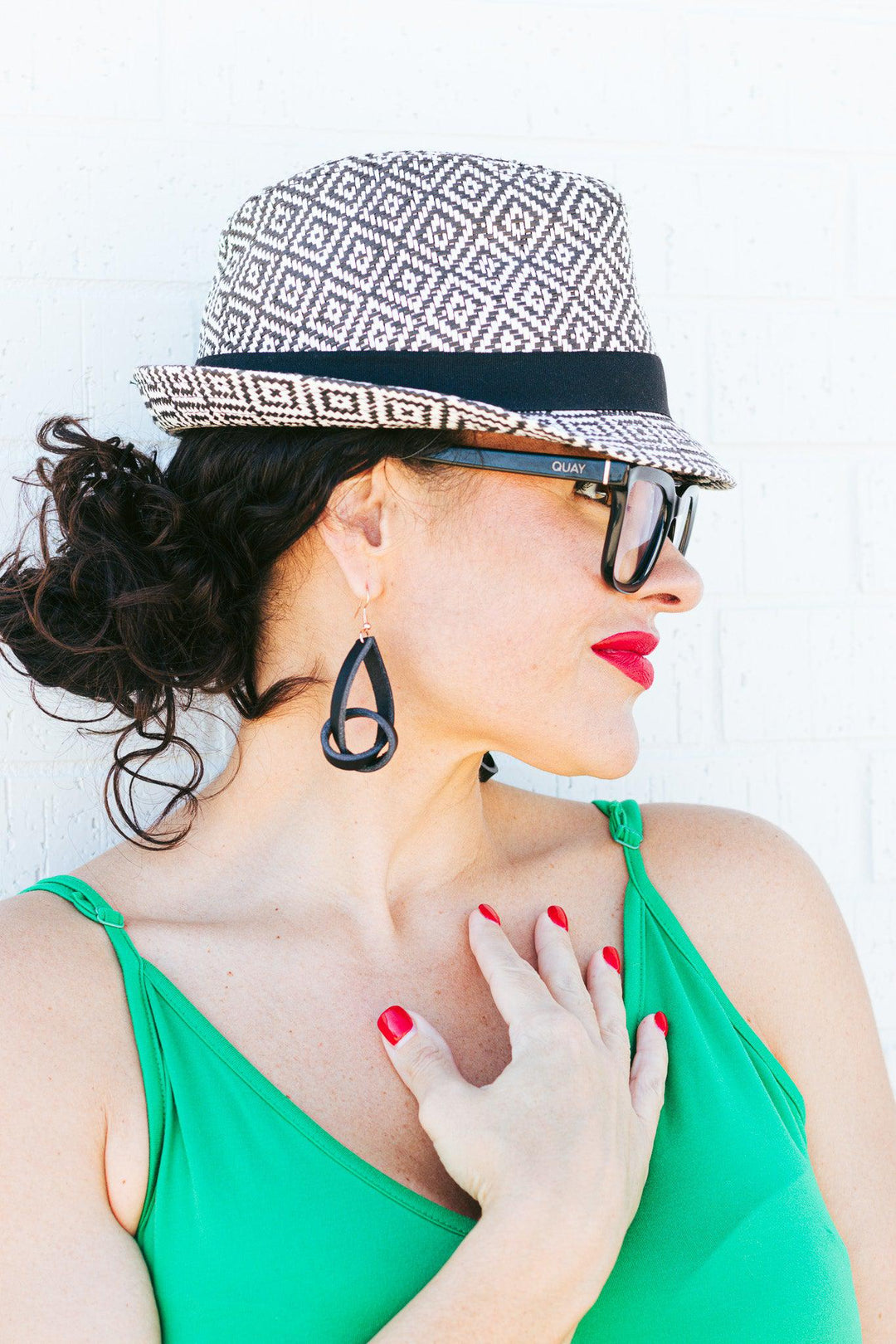 Twisted Gypsy Leather Earrings - Flashbang Holsters - concealed carry for women