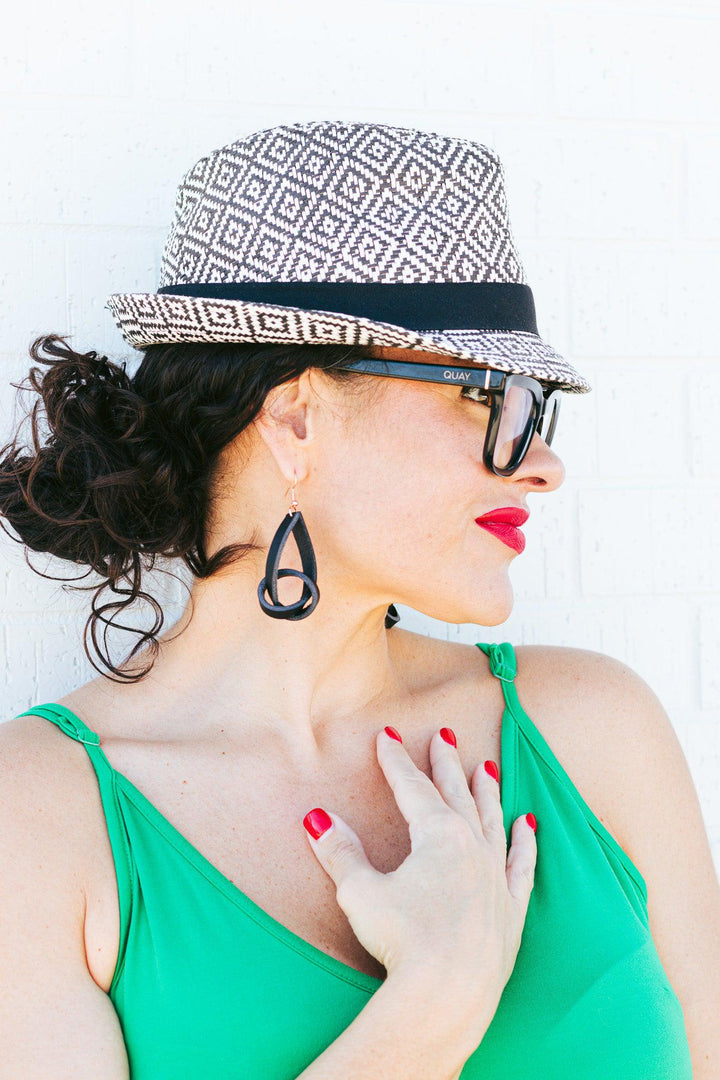 Twisted Gypsy Leather Earrings - Flashbang Holsters - concealed carry for women