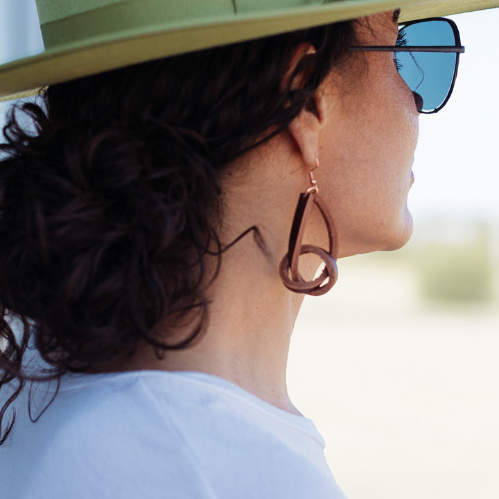 Twisted Gypsy Leather Earrings - Flashbang Holsters - concealed carry for women