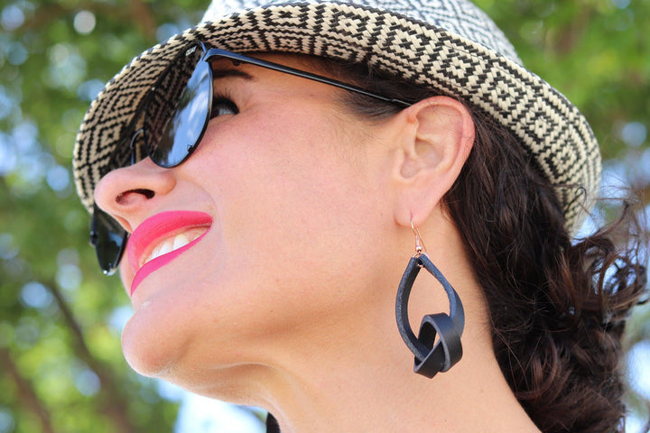 Twisted Gypsy Leather Earrings - Flashbang Holsters - concealed carry for women