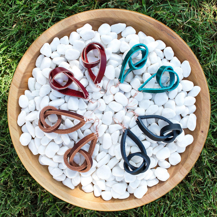 Twisted Gypsy Leather Earrings - Flashbang Holsters - concealed carry for women