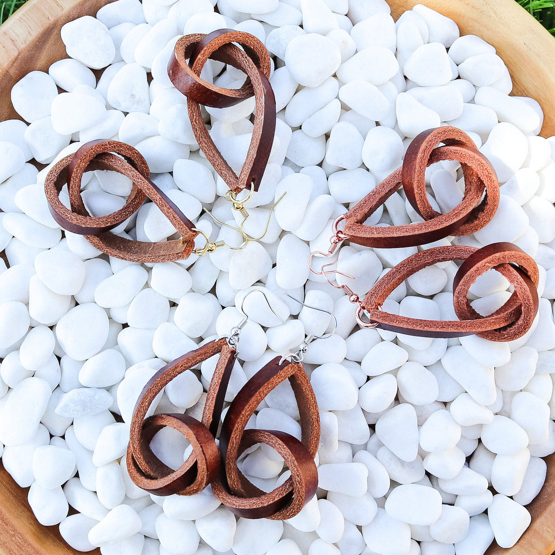 Twisted Gypsy Leather Earrings - Flashbang Holsters - concealed carry for women