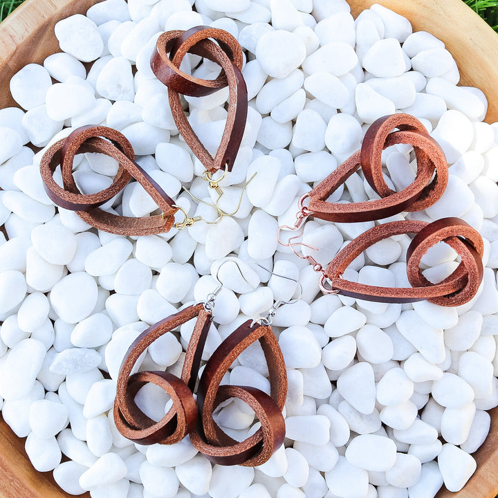 Twisted Gypsy Leather Earrings - Flashbang Holsters - concealed carry for women