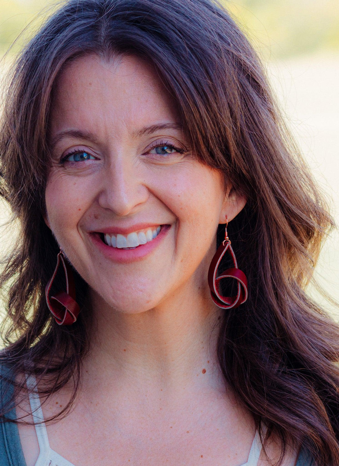 Twisted Gypsy Leather Earrings - Flashbang Holsters - concealed carry for women