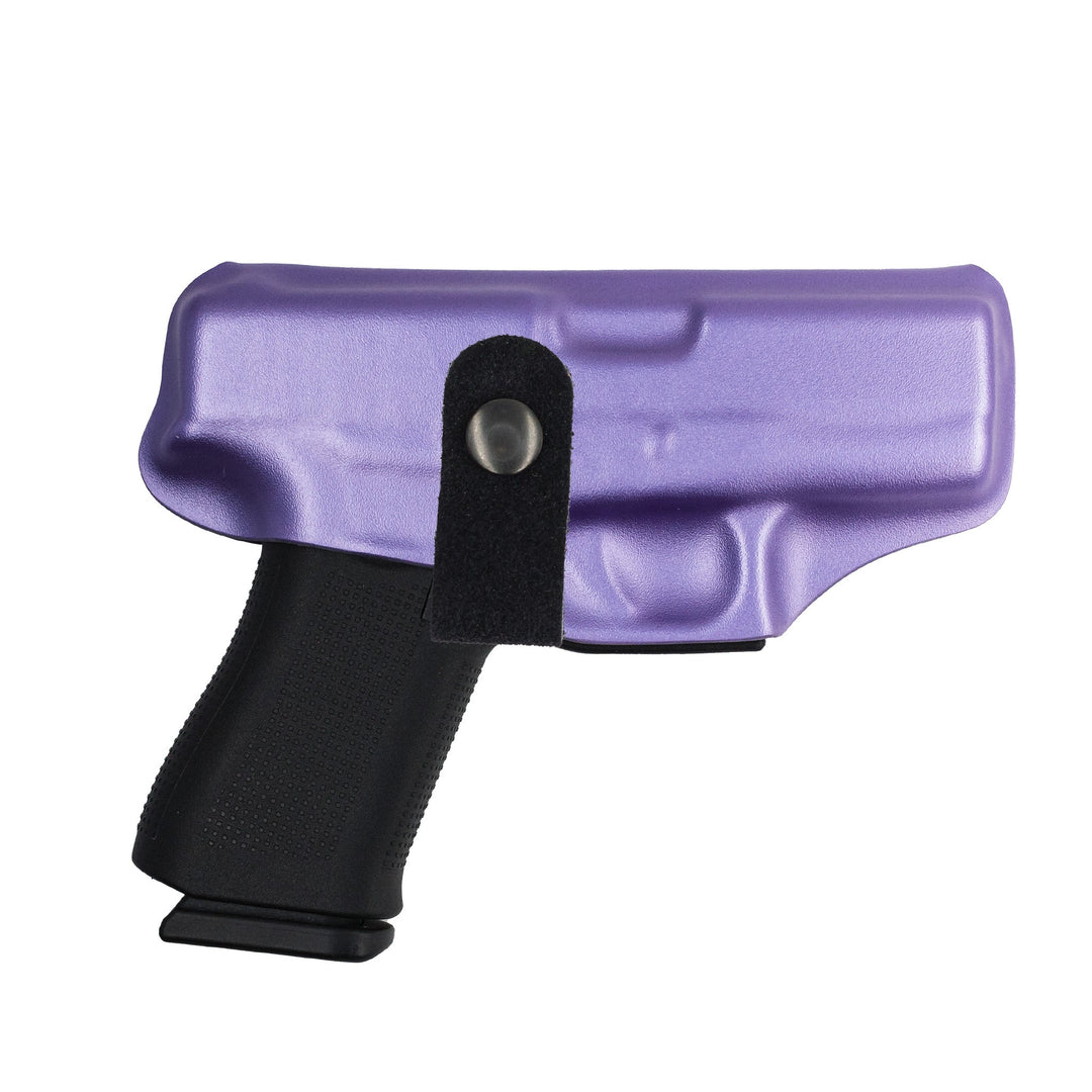 purple goddess liquid metals beautiful bra carry  Flashbang Holsters - concealed carry for women #flashbang-color_metallic-purple-goddess-added-retention