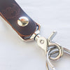 Leather Key Chain with Clip-Flashbang Holsters