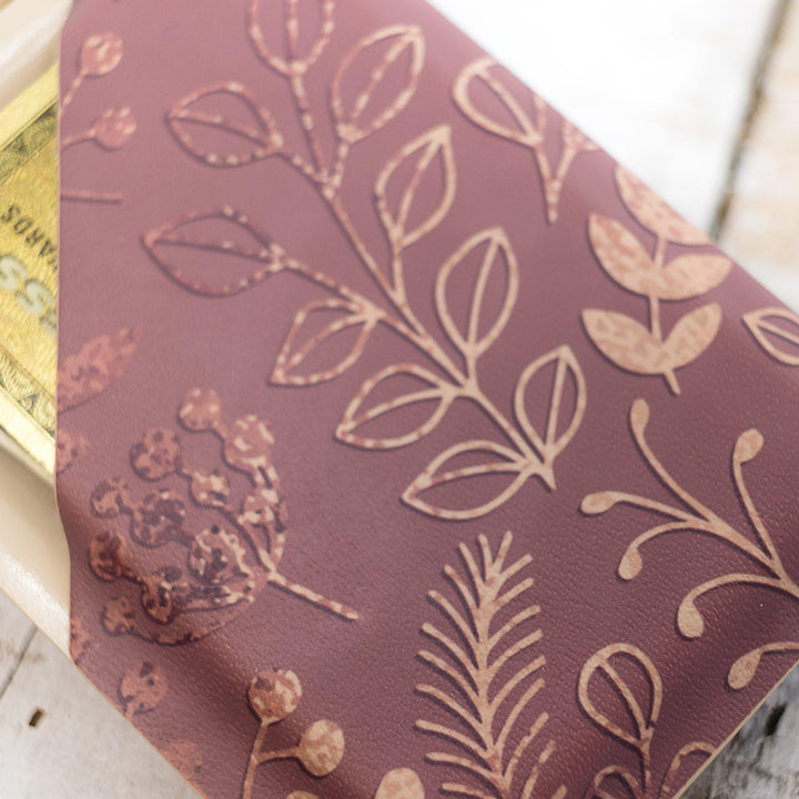 Rose Gold Slimline Wallet - Flashbang Holsters - concealed carry for women