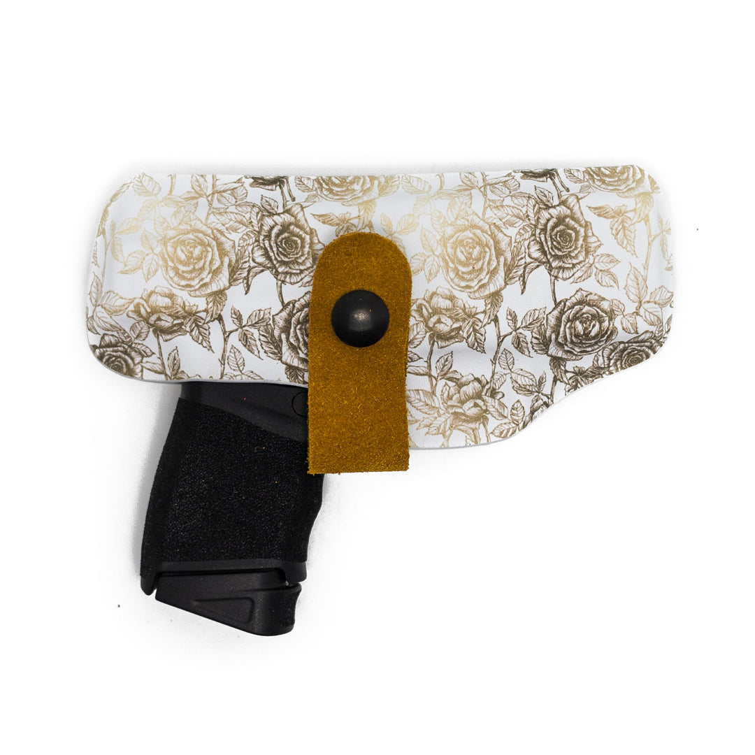 Tea - Stained Roses Flashbang Bra Holster - Flashbang Holsters - concealed carry for women