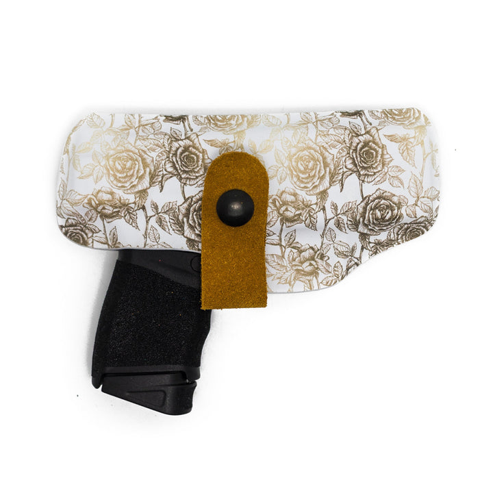 Tea - Stained Roses Flashbang Bra Holster - Flashbang Holsters - concealed carry for women